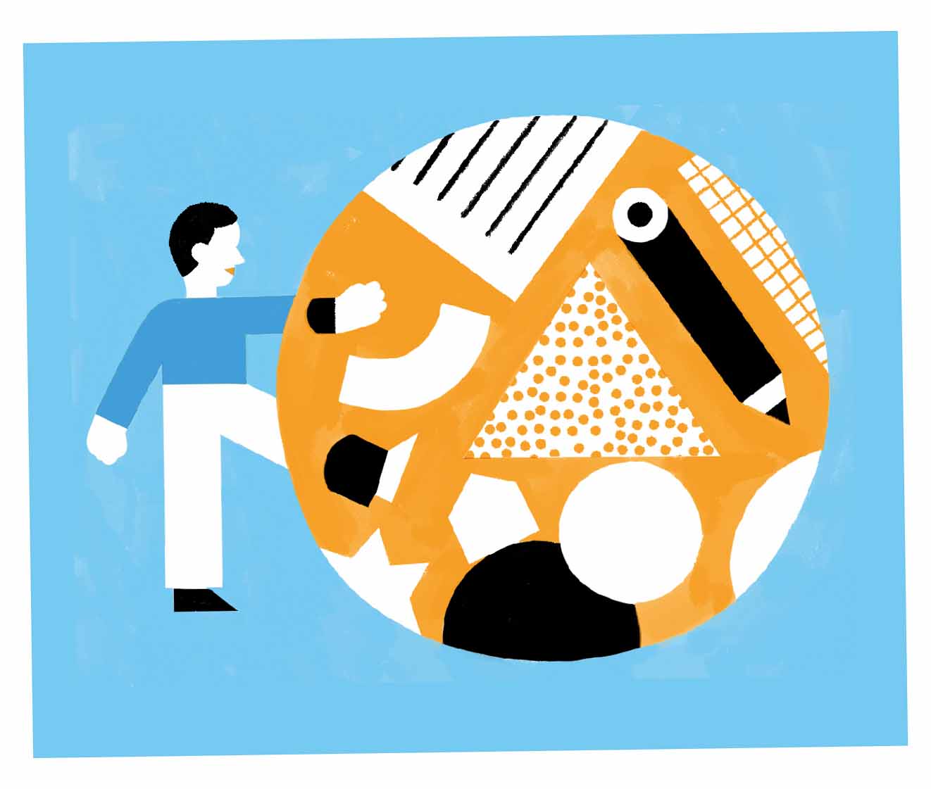 Frise illustrée pour les 10 ans de La Physique Autrement